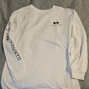 Simply Southern Classic White Long Sleeve Shirt